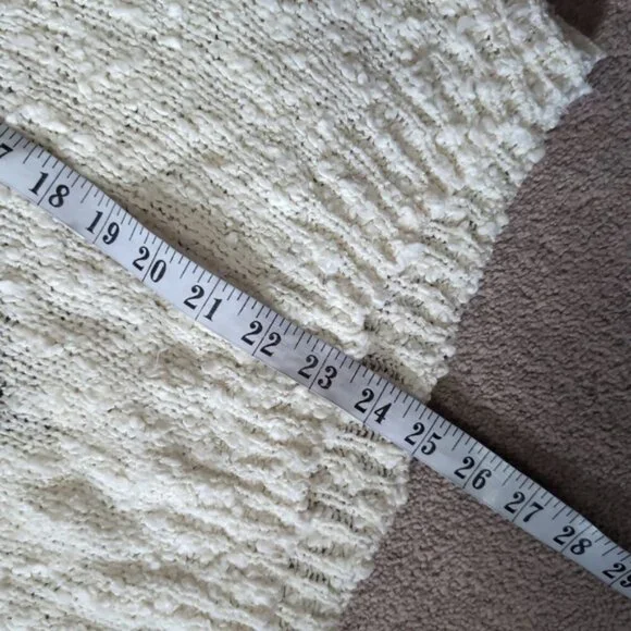 Vintage Boucle Retro 90s Geometric Boho Grunge Slouchy Coogi Style Sweater M - Picture 8 of 9